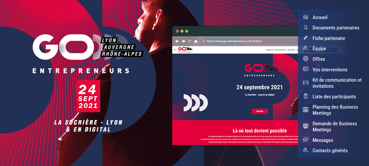 GO Entrepreneurs Lyon 2021 Plateforme digitale